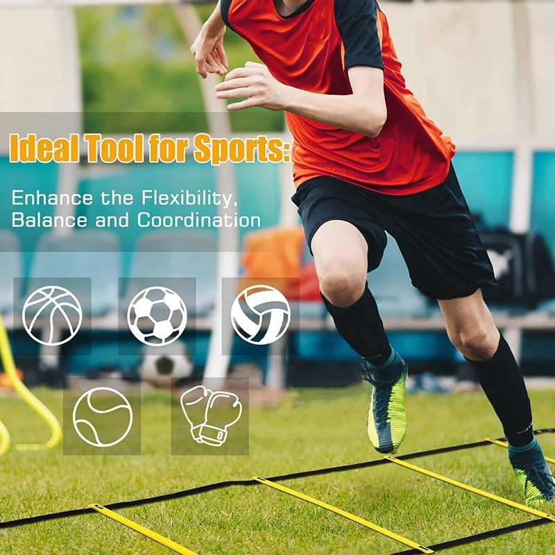 Спортивный набор для тренировки скорости 12 дисковых конусов 4 Стальных стоек и