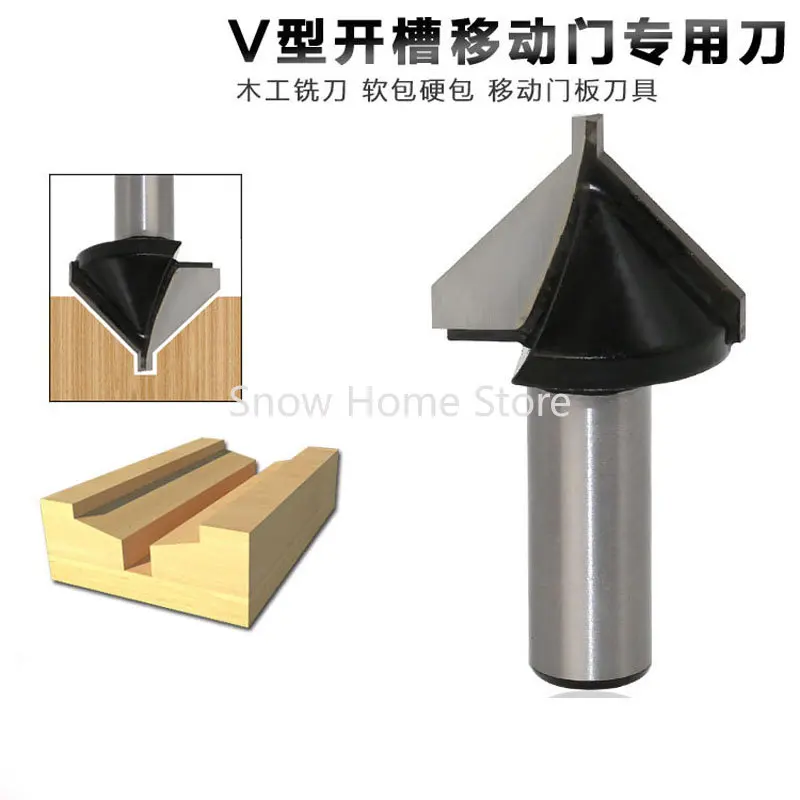 

Moving Door Milling Cutter For Woodworking Engraving And Milling Cutter Carving Machine Door Plate V Groove Straight Knife Movin