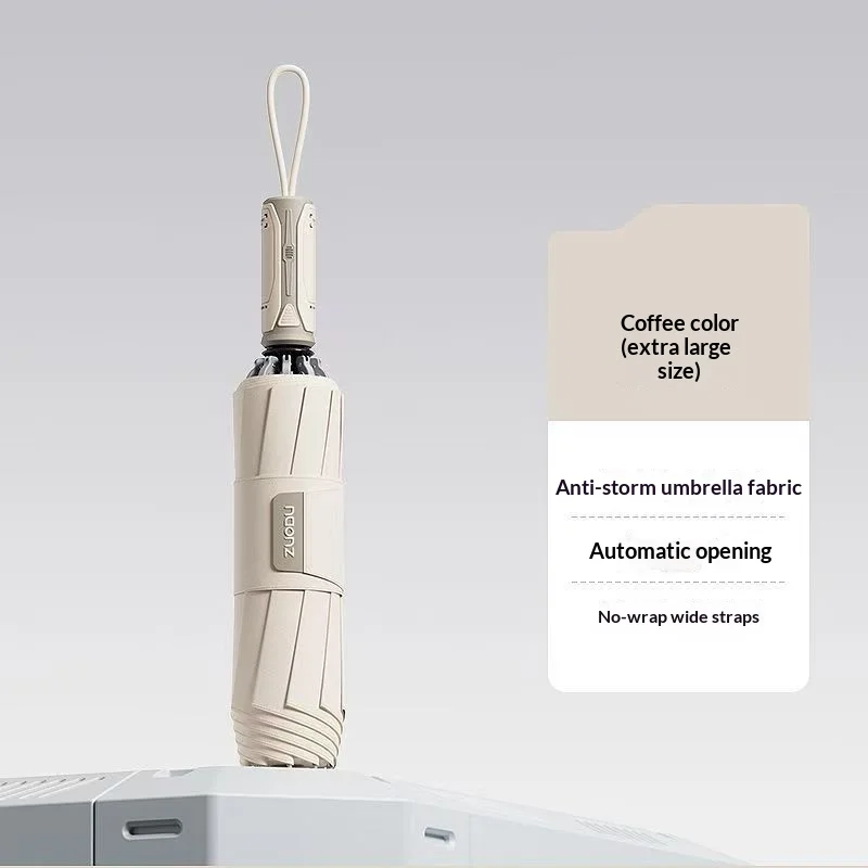 

Автоматический складной зонт, большой, ветрозащитный