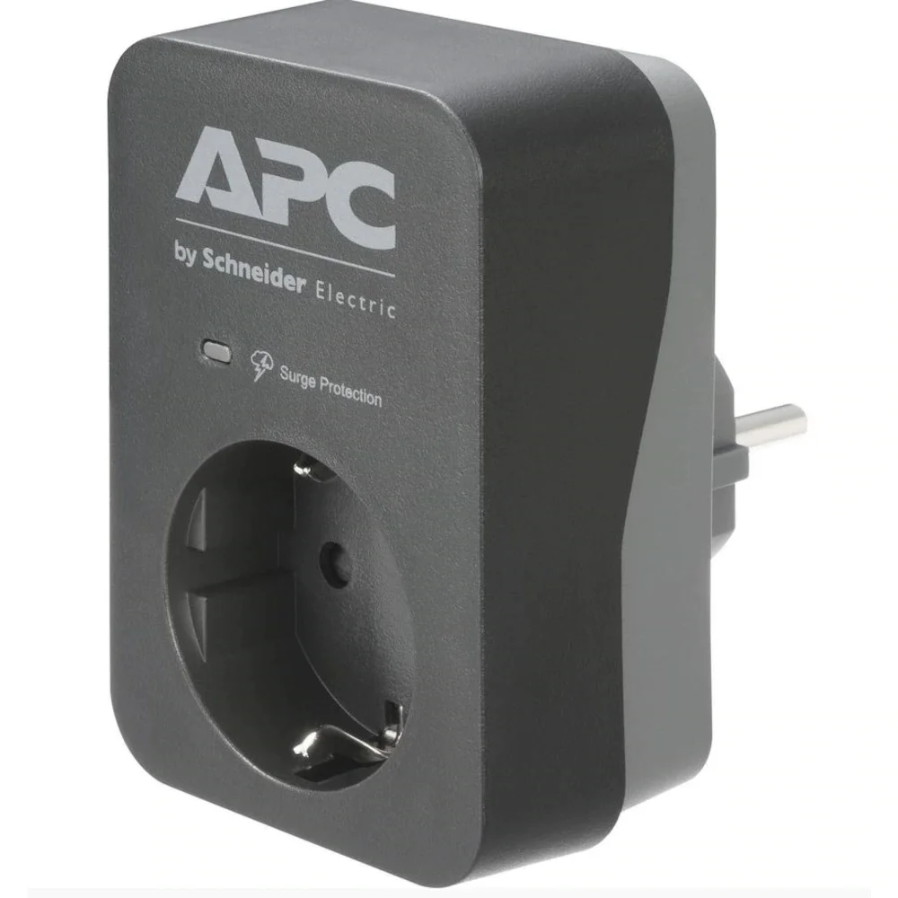 

Schneider APC PME1WB-GR Single Current Proof Socket Gray Safe Powerful Outputs Surge Protection Limit Over-Current Protection
