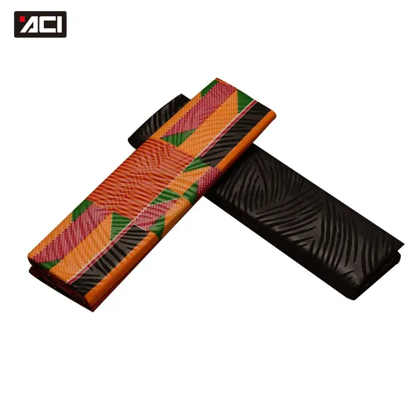 

ACI African Wax Prints Fabric Ankara Kente Fabric Ghana Wax Ankara Fabric African Real Wax Print Tissu Africain 2+2 Yards
