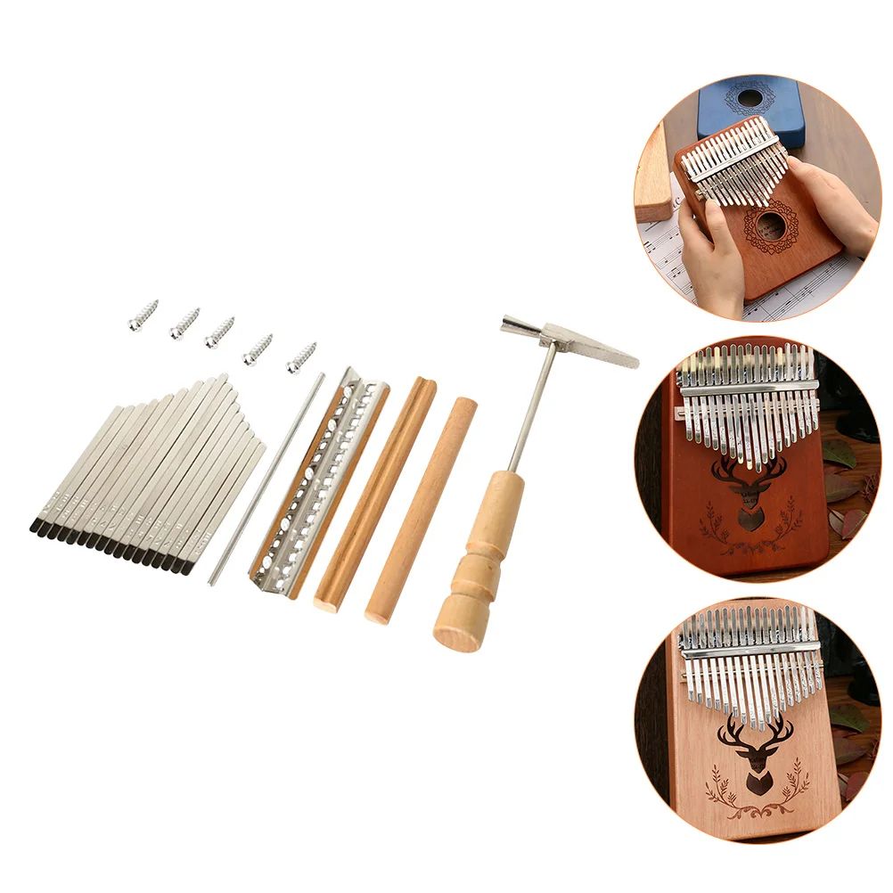17-клавишные запасные части для фортепиано Kalimba Shrapnel Thumb принадлежности