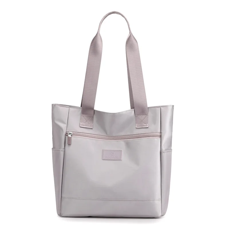 Женская вместительная сумка-тоут водонепроницаемая нейлоновая ткань