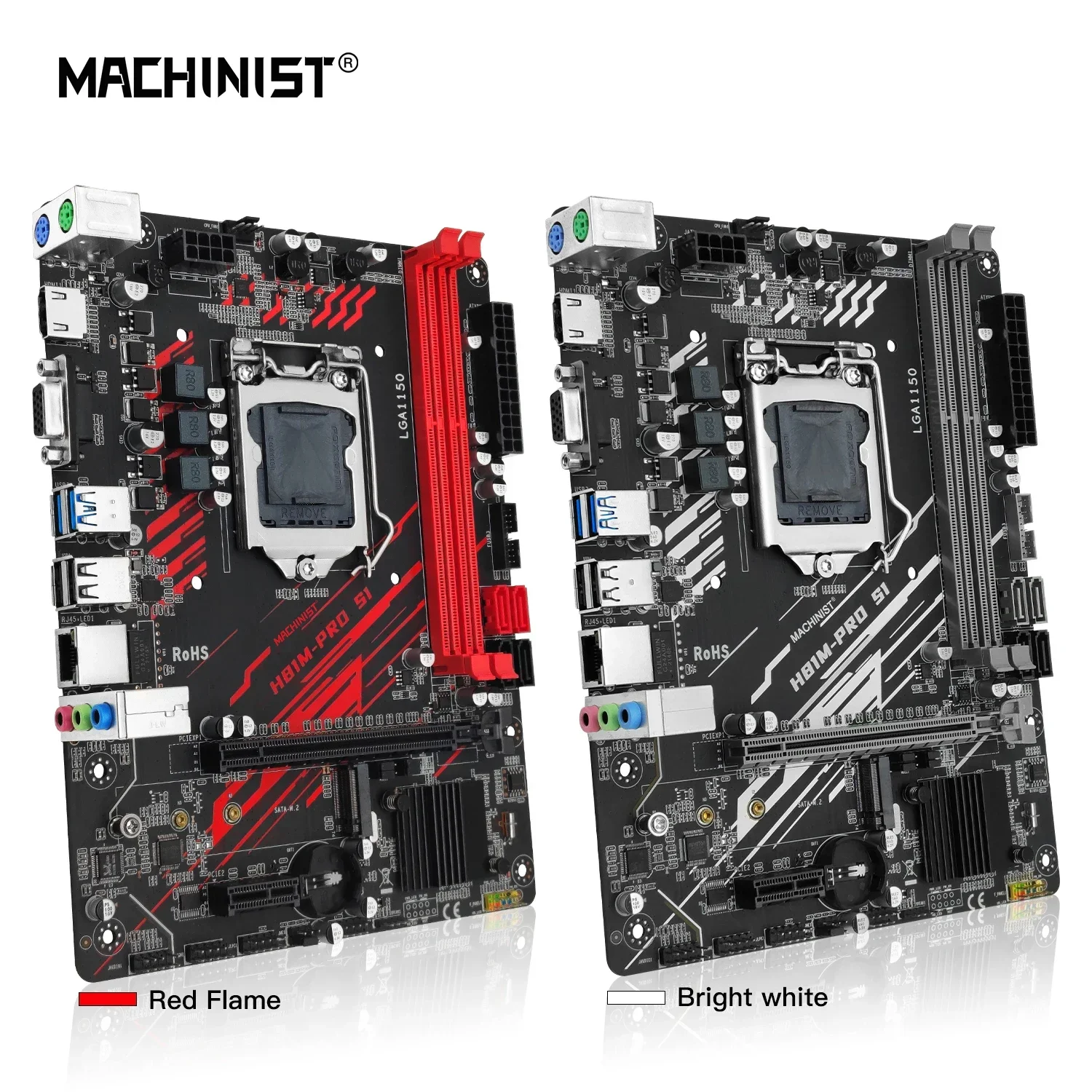 MACHINIST H81 Материнская плата LGA 1150 NVME M.2 Слот Поддержка i3 i5 i7/Xeon E3 V3 Процессор DDR3 RAM