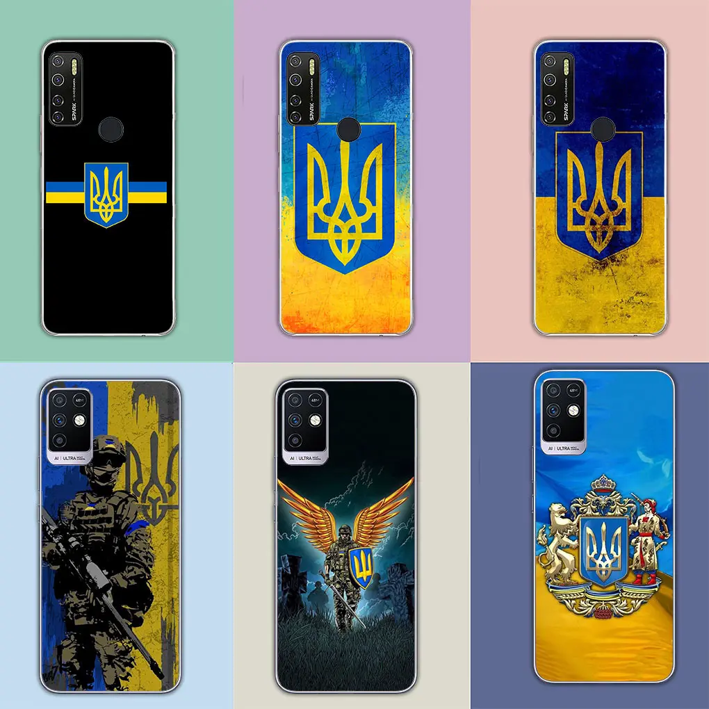 Украинский чехол для телефона девочек Motorola Moto G13 G14 G53 G54 G62 G72 G82 G84 Edge 40 neo pro