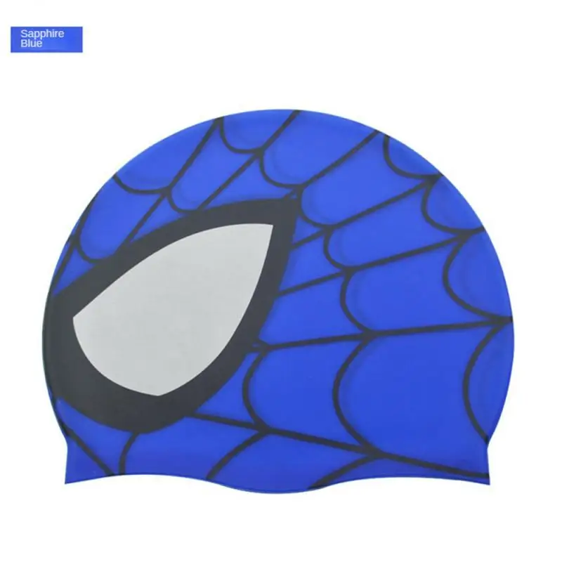 Unit Weight 0.06kg Bathing Cap High Elasticity Soft And Comfortable Swimming Cap Cover Waterproof Anti Slip Cartoon No Odor