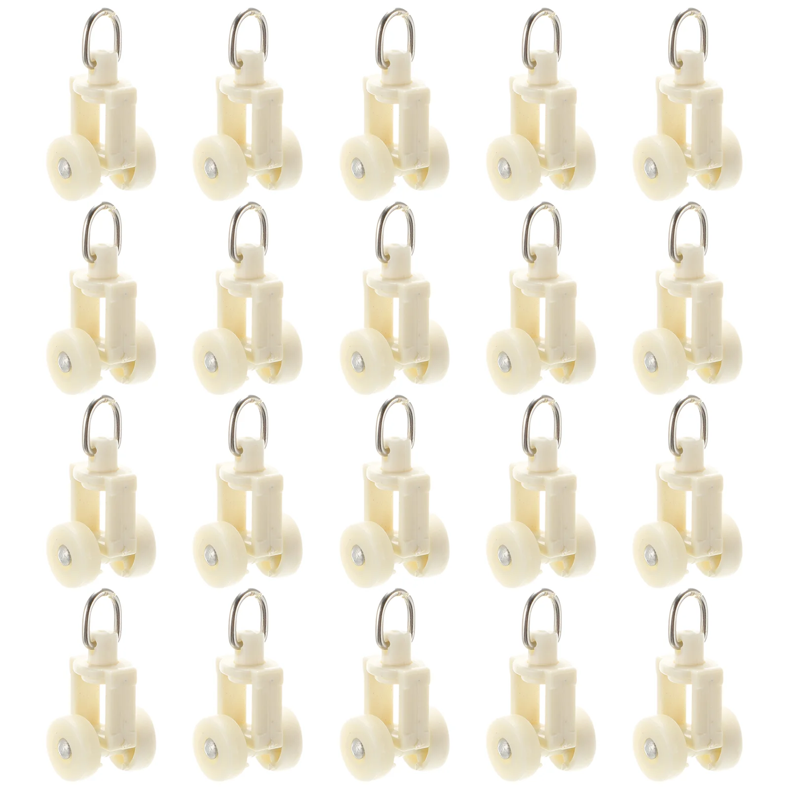 20 шт. роликовые ролики для штор аксессуары дома с крючками направляющие тканевый