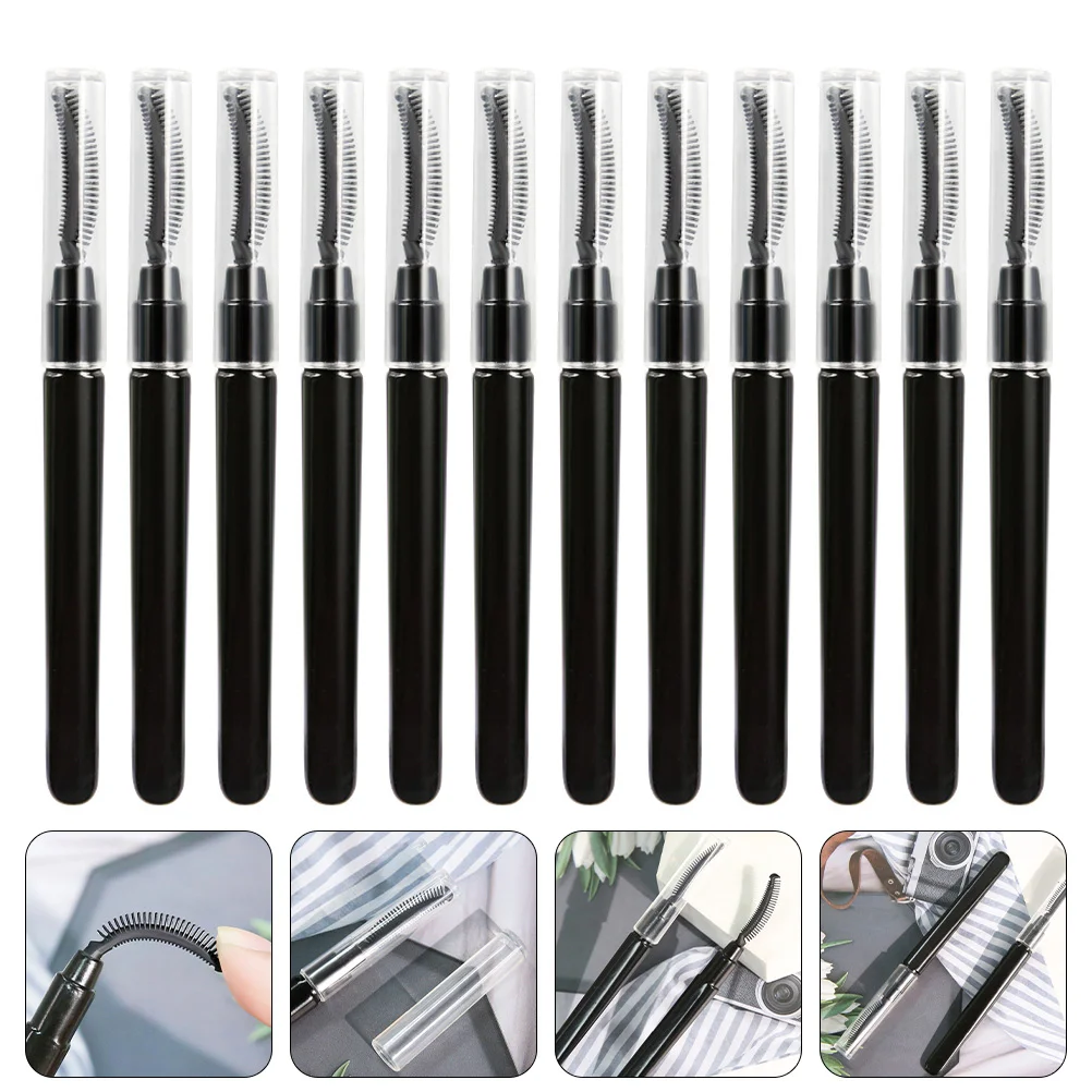 

Eyelash Brush Makeup Comblash Applicatorcombs Mascara Brushes Stick Beauty Tool Wandsshaper Lip Grooming Extensions Brow Wand