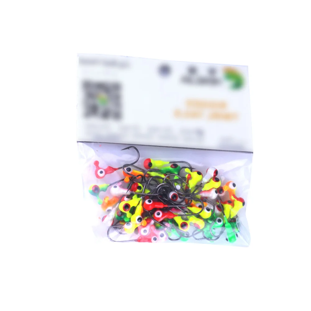 

50pcs Jig Head Head Hook Barbed Hook Carp Lure Hook Tackle