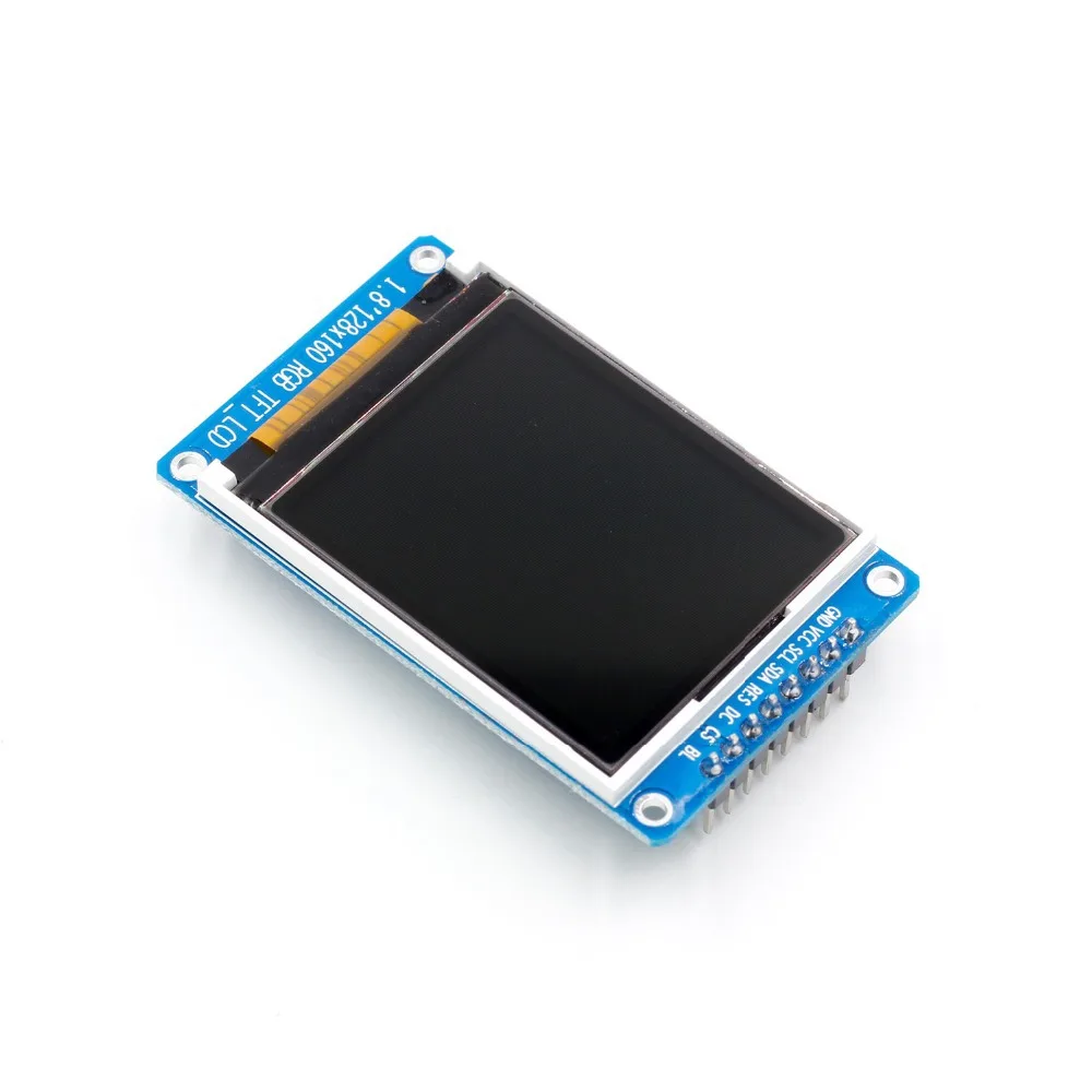 

1.8 inch Full Color 128x160 SPI Full Color TFT LCD Display Module ST7735S 3.3V Replace OLED Power Supply for Arduino DIY KIT