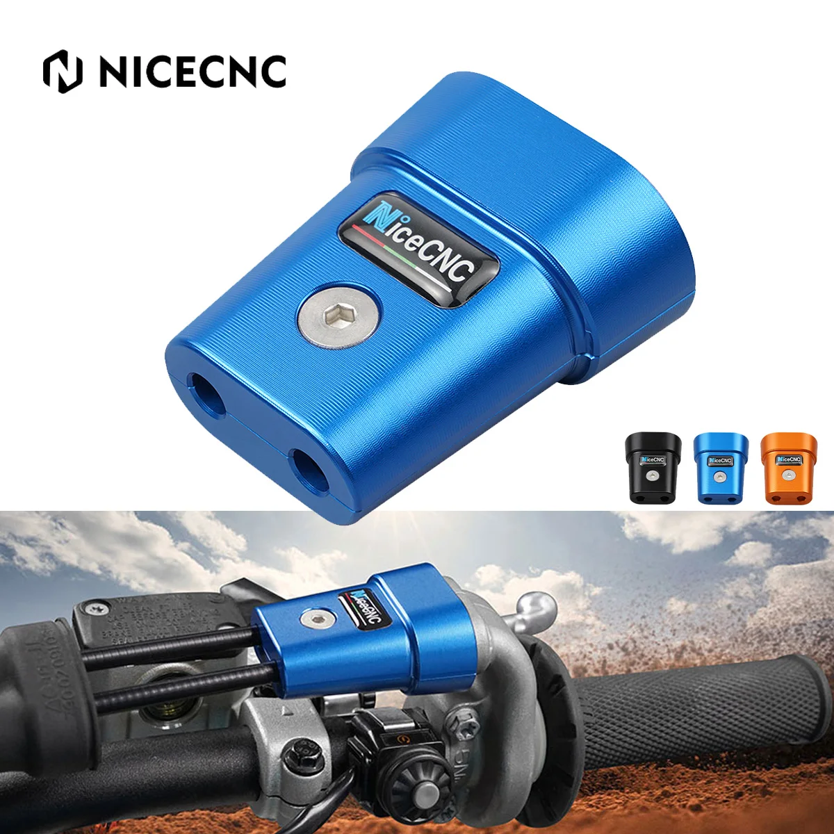 

NiceCNC Throttle Cable Guard Cover for Husqvarna TE FE TX FX TC FC TEI 125 250 300 350 400 450 501 2017-2023 FC TC 125-501 2016