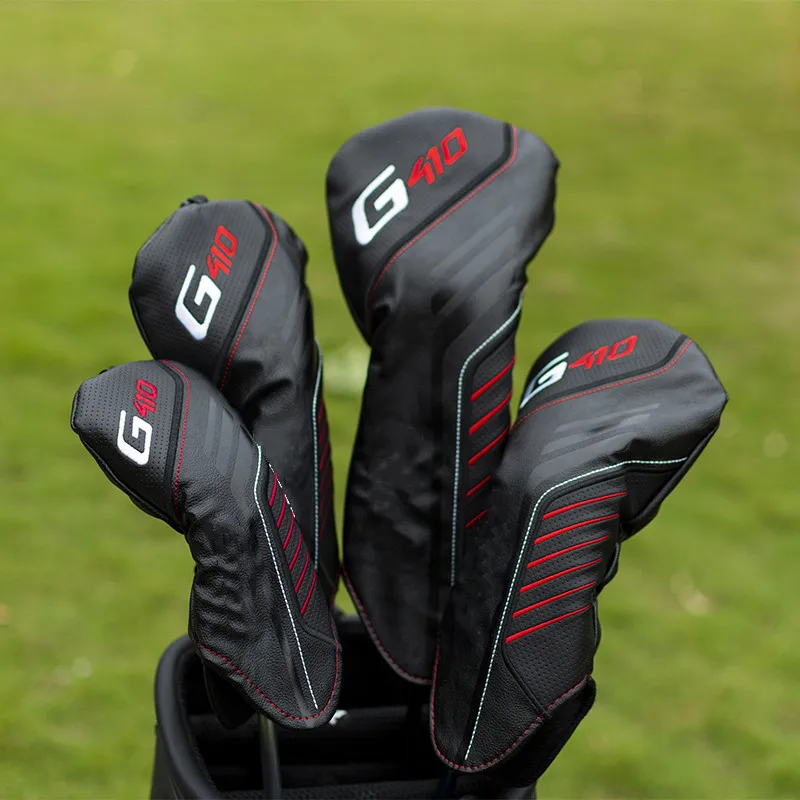 

G410 Golf Headcover for Driver Fairway Hybrid head cover putter protective cover PU Leather Waterproof and wear-resistant