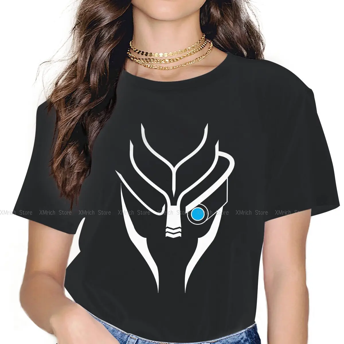 

Women's Garrus Essential T Shirt Mass Effect ME1 Andromeda Legendary Edition RPG Pure Cotton Funny Short Sleeve T-Shirt