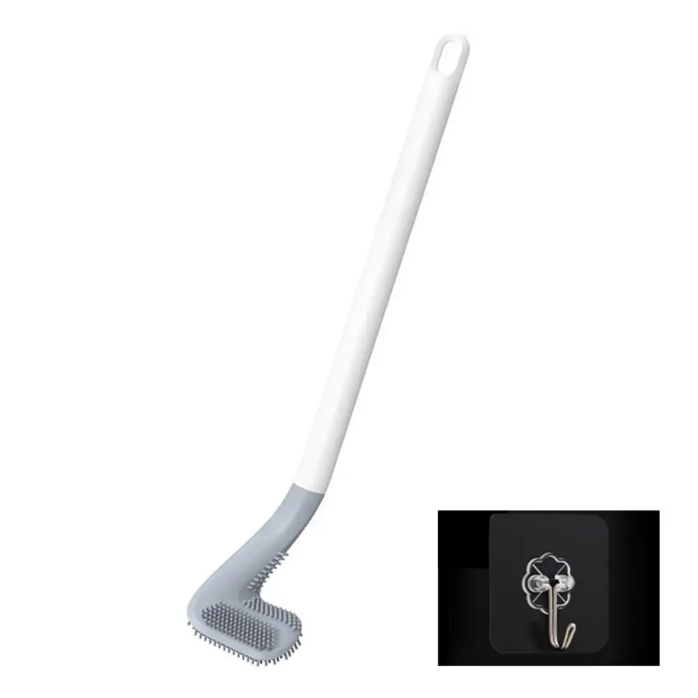 

KITPIPI Силиконовая щетка для чистки унитаза черная