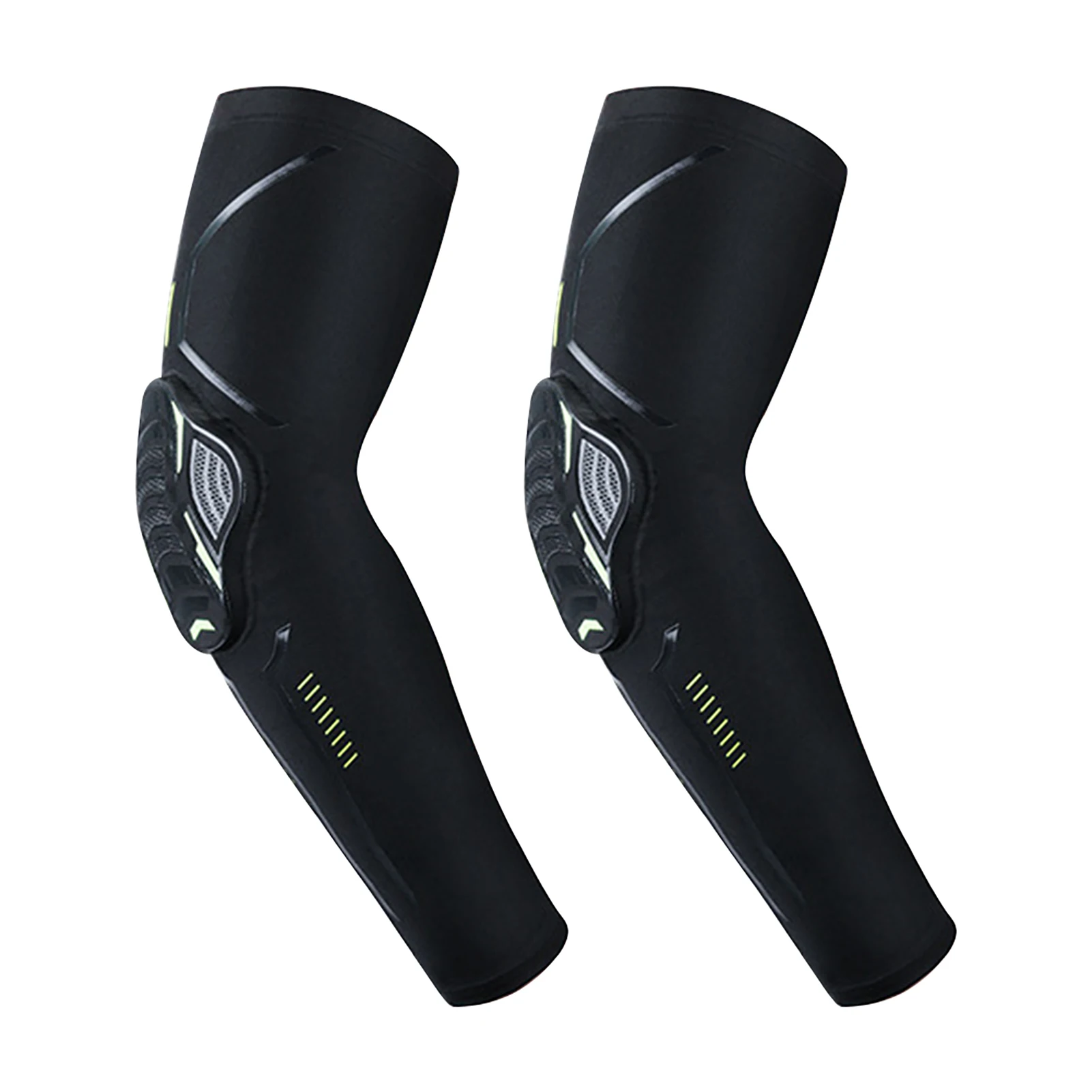 

Football Protector Outdoor Sports Breathable Shock Absorption Men Women Weightlifting Elastic Elbow Brace Lightweight Non Slip