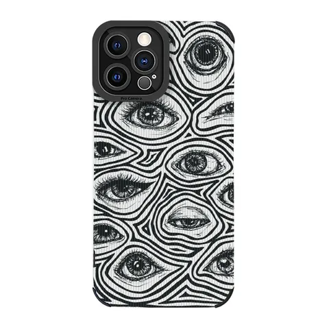 Lovebay чехлы для телефонов с узором в виде глаз для iPhone 11 12 13 14 15 Pro Max 7 8 14 Plus X XS Max XR чехлы-бамперы