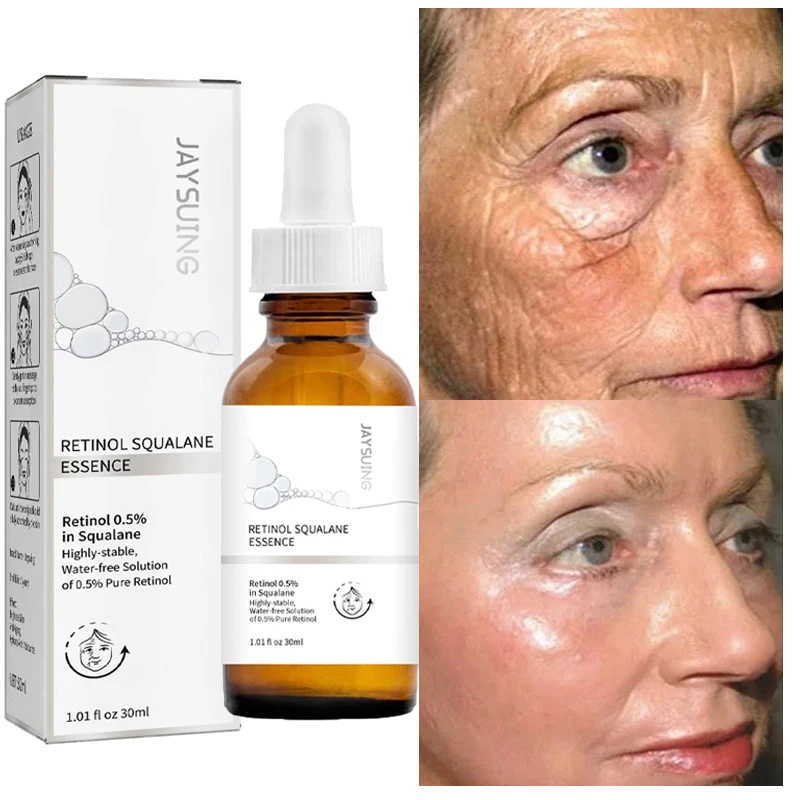 

30ml Retinol Anti Aging Remove Wrinkle Serum Lifting Brighten Face Skin Fade Eye Fine Lines Moisturizing Firming Facial Essence