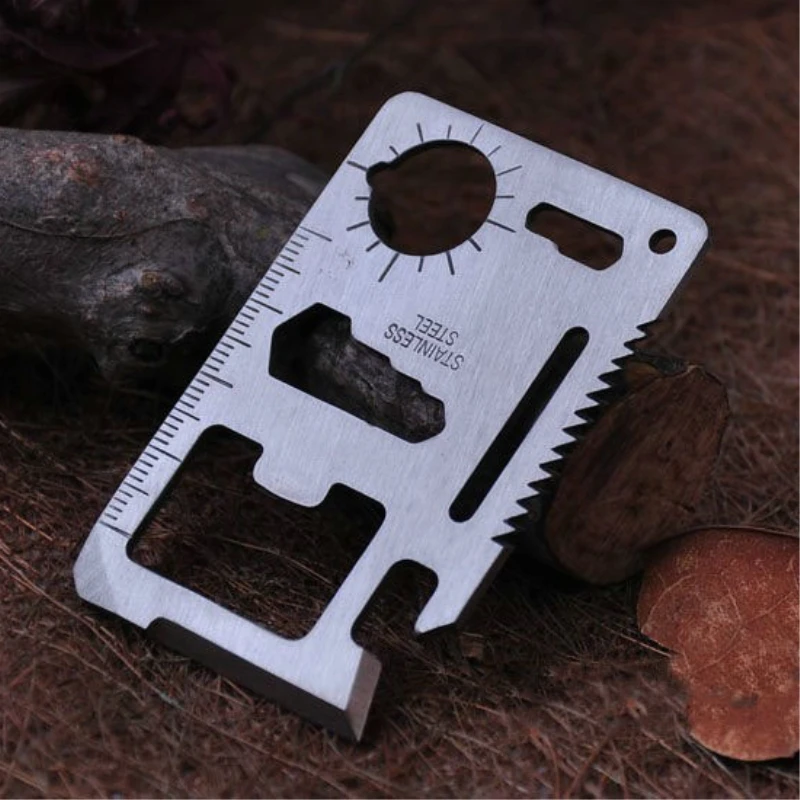 Pocket Tool Multifunction Credit Edc Outdoor Bottle Survive Gear Card Multi Multipurpose Gadget Camping Opener Wallet Kit |