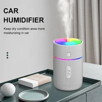 new air humidifier portable air freshener with led night light 2 modes usb oil diffuser for home car interior accessories