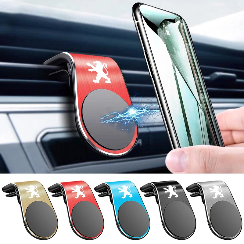 

Magnetic Car Phone Holder Mobile Mount Smartphone GPS Support Stand for Peugeot 206 308 307 207 208 407 408 508 RCZ 3008 2008