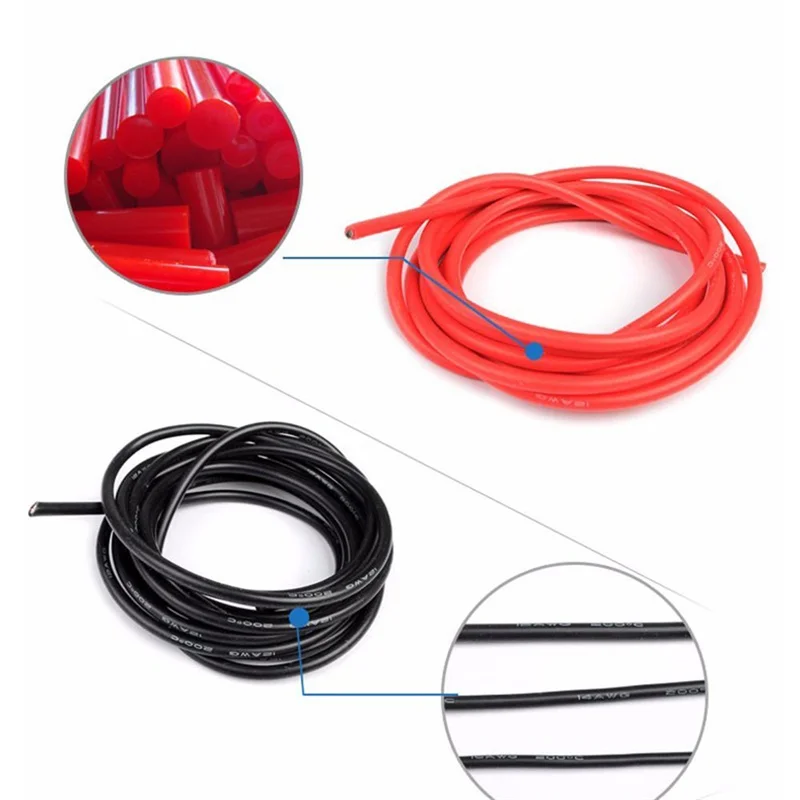 Термостойкий кабель проводки мягкий силиконовый провод 14AWG 15AWG 16AWG 18AWG 20AWG 22AWG 24AWG