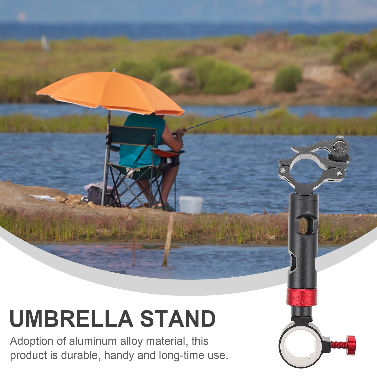 1pc Fishing Chair Umbrella Mount Fishing Chair Holder Bracket Fishing Rod Holders Bracket Balcony Umbrella Holder enlarge
