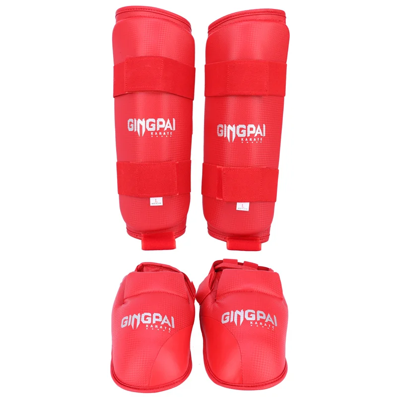 Набор для каратэ 3-в-1 одобренный WKF перчатки защита груди щитки голени подушечки