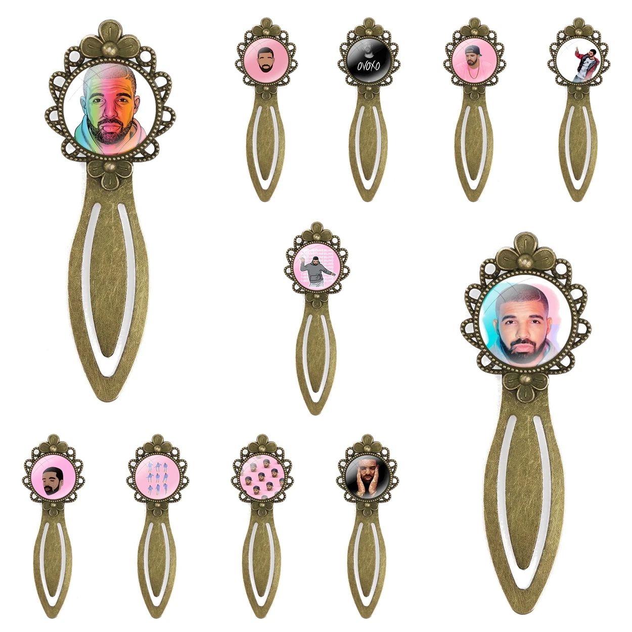 

Creative Metal Bookmarks Gift For Friends Stationery School Office Supply Fashion Creative Design Cartoon Drake