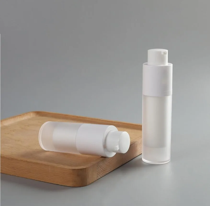 50ml frosted rotate airless bottle with white pump UV essence lotion/emulsion/serum/foundation skincare cosmetic packing | Красота и