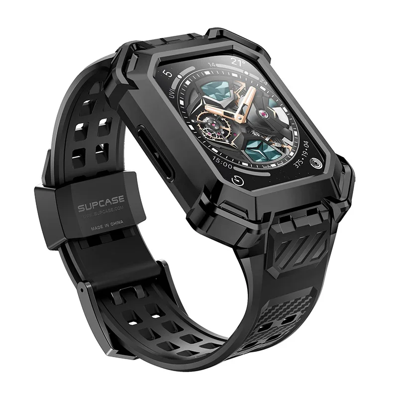 

Для корпуса Apple Watch 8/7/6/5/4/SE (45/44 мм) SUPCASE UB Pro XT Металлический прочный корпус для часов с гибкими ремешками