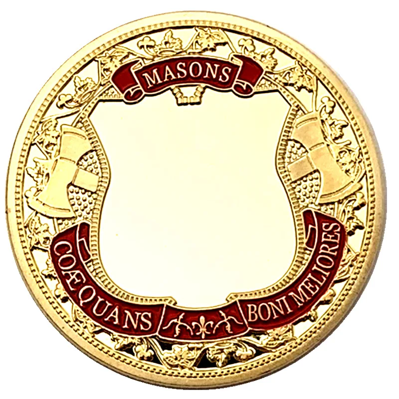 

Европейская памятная монета Freemason Sky Eye с золотым покрытием, Коллекционная монета, подарок, удачная монета