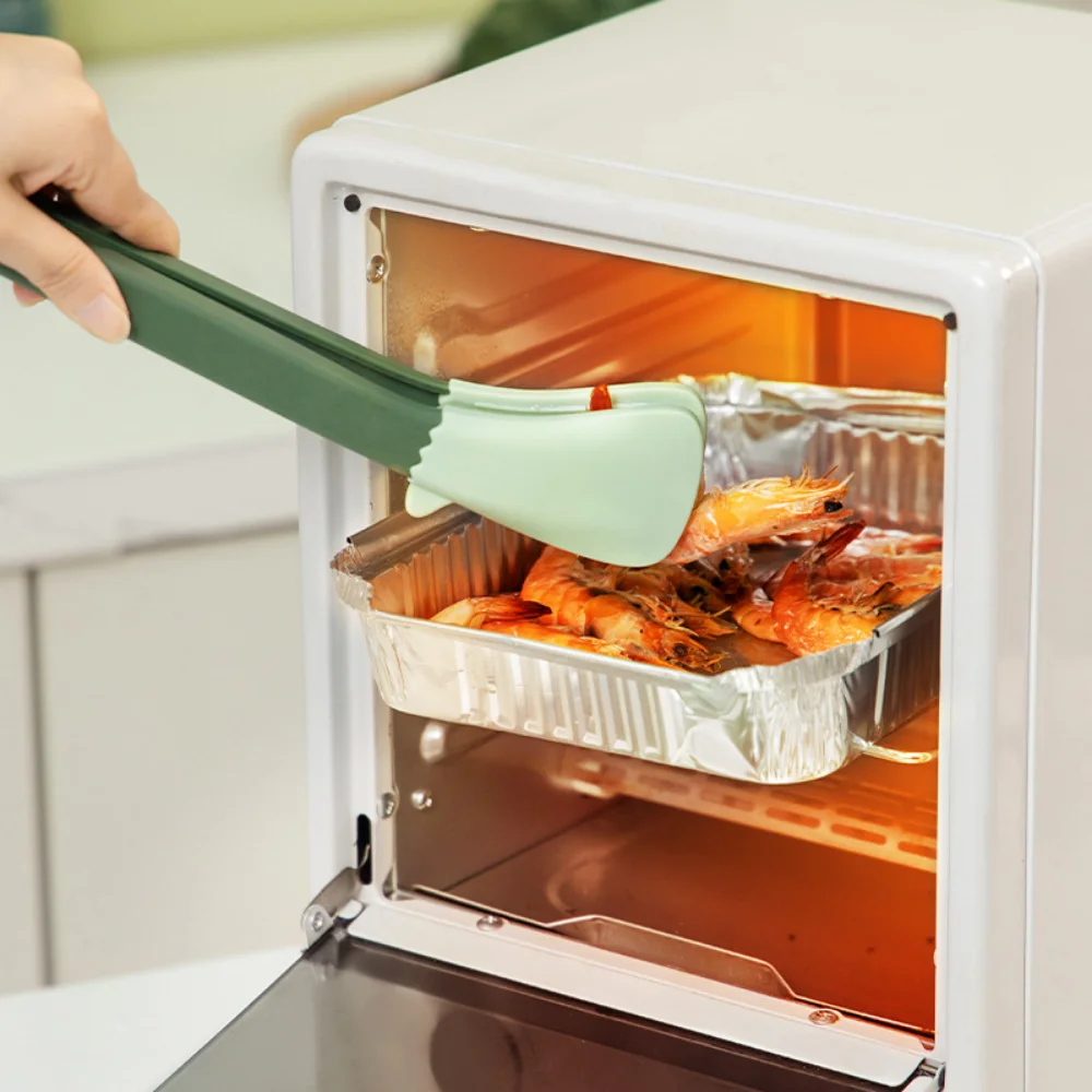 

Silicone Barbecue Clip Kitchen High Temperature Anti Scalding Fried Steak Food Clip Vegetable Clip BBQ Household Kitchen Tools