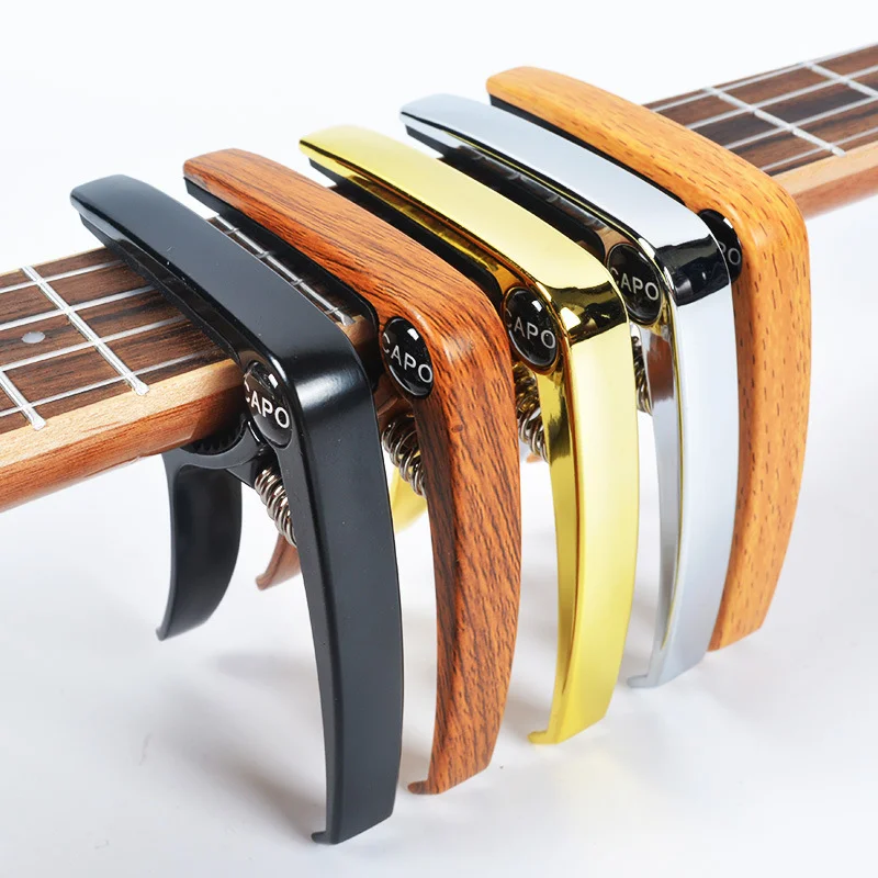 

1pc Aluminium Alloy Metal New Guitar Capo Quick Change Clamp Key Acoustic Classic Guitar Capo for Tone Adjusting