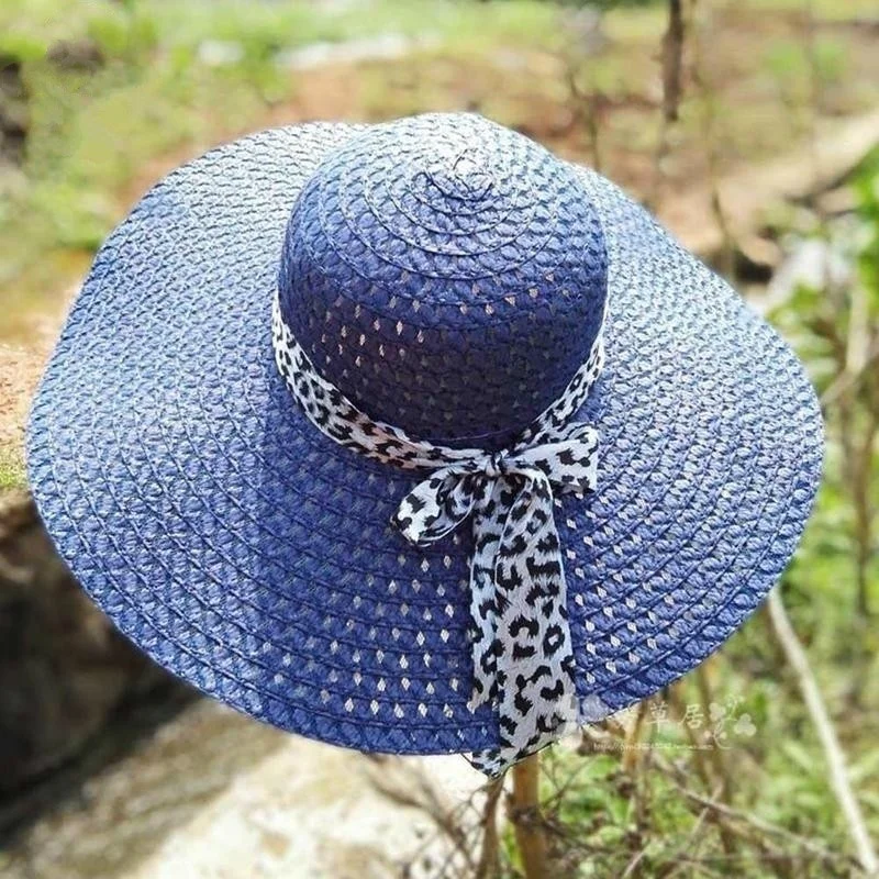 

2023 Girls Sun Hat Wide Brim Floppy Summer Hats for Women Beach Panama Straw Dome Weave Bucket Hat Femme Shade Hat Women Hats