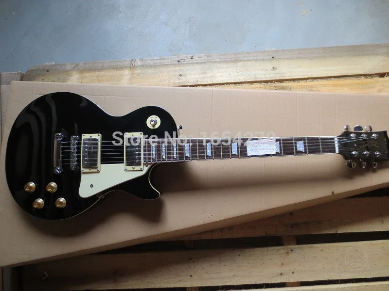 

Who.ale Price Custom Shop new . custom electric guitar in black Chrome hardware 150801