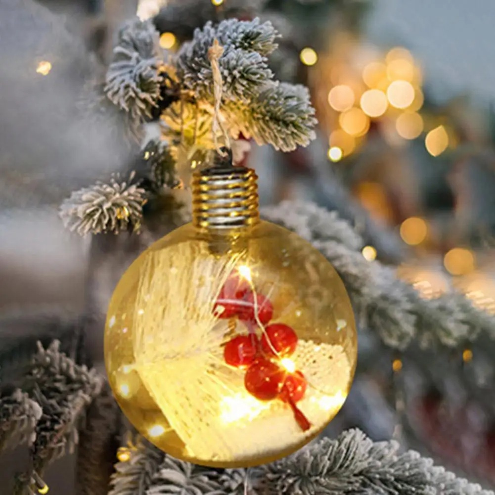

Ornamental Home Supplies Christmas Tree LED Bulb Decoration Pendant for Home