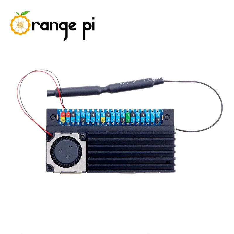 Фото Orange Pi Zero3W 6G + вентилятор охлаждения + блок питания TypeC 5V3A, мини-ПК с LPDDR5, одноплатный компьютер Allwinner A733 №4