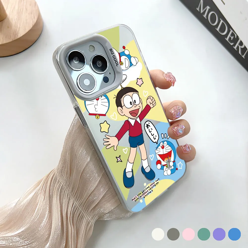 Cute Doraemon Anime PHONE CASE FOR VIVO Y100 Y93 Y91 Y81 Y78 M TI Y77T Y56 Y51 Y50 Y36Y35 Y33Y Y33S Y32 Y22 S PLUS 5G