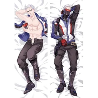 anime overwatches sexy pillow covers ow genji reaper pillowcase 3d double sided bedding hugging body customize gifts