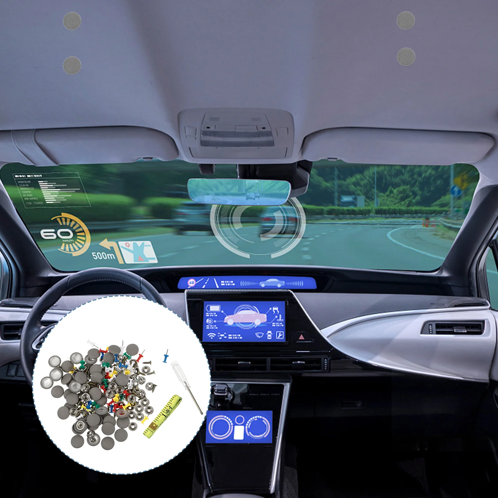 

50 комплектов комплект для ремонта гарнитуры маленькие заклепки для ремонта автомобиля навес крыши комплект для ремонта автомобильной гарн...