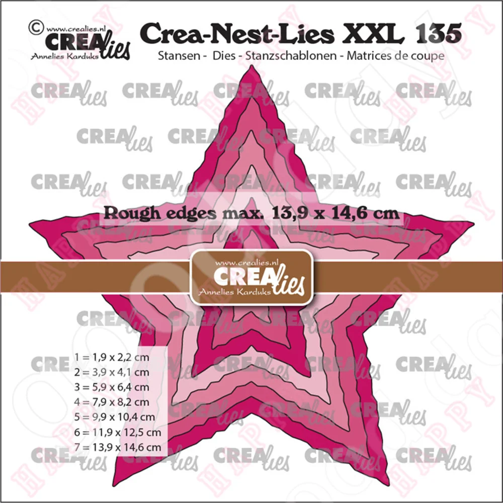 

Metal Cutting Dies Stars With Rough Edges DIY Scrapbook Diary Envelope Album Decorative Embossing Handcraft Paper Craft Template