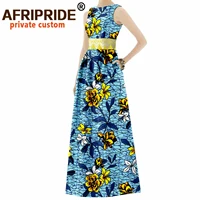african print dresses for women maxi dress sleeveless high waist plus size ankara attire bazin riche dashiki clothes a2125006