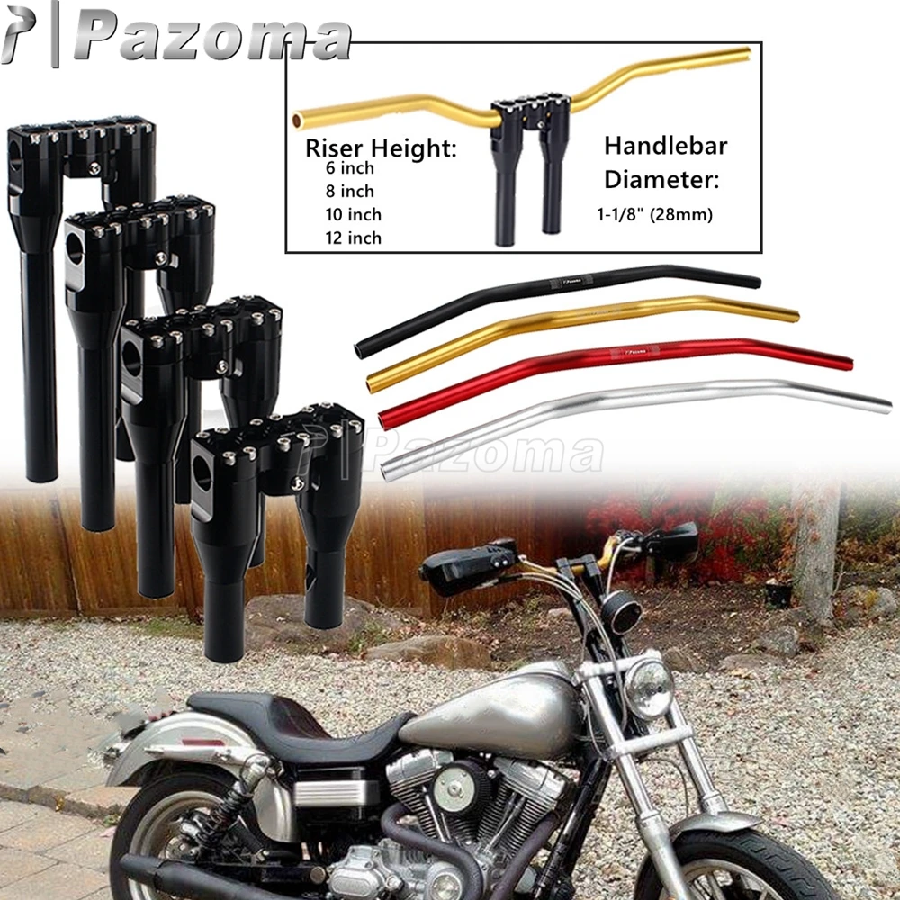 Подъёмники руля в клубном стиле мотоцикла 28 мм для Harley Softail Low Rider S ST Street Bob Fat Breakout