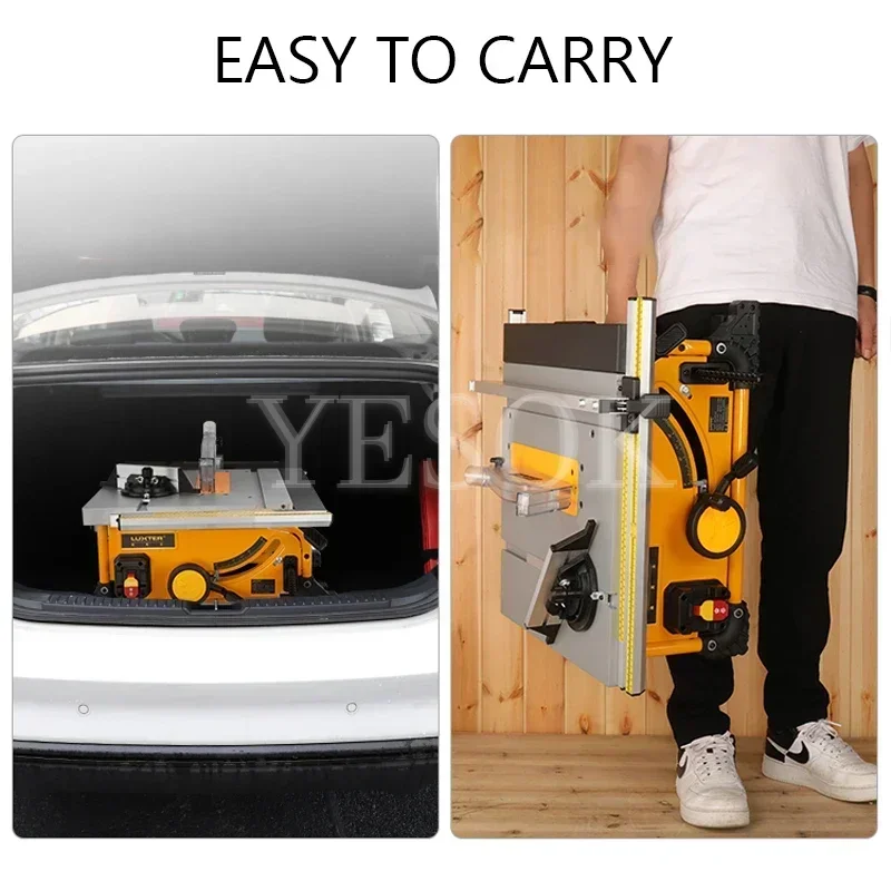 8-дюймовая Настольная пила 210 мм для резки дерева без пыли портативная фотопила 1500