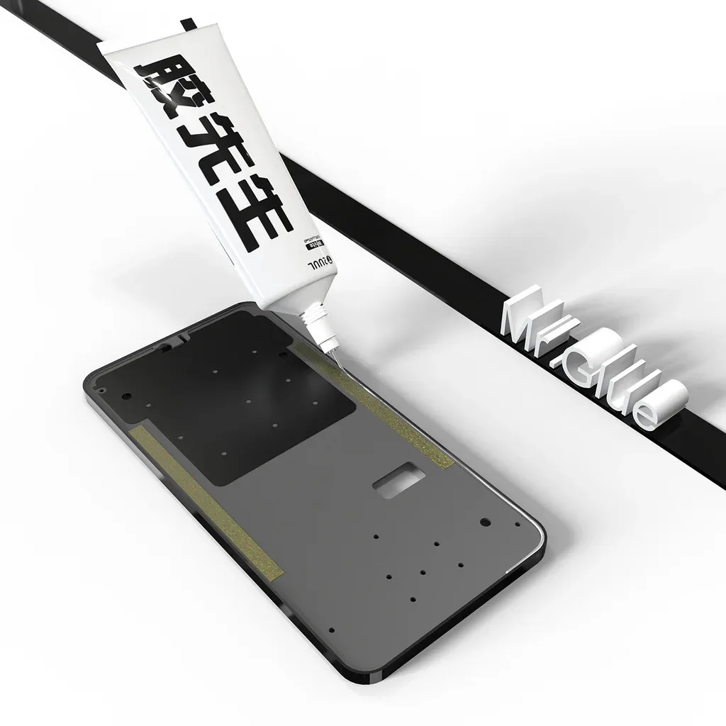 2UUL Mr Glue 25 мл белый черный клей многоцелевой быстросохнущий сверхпрочный клей для сенсорного экрана телефона для ремонта