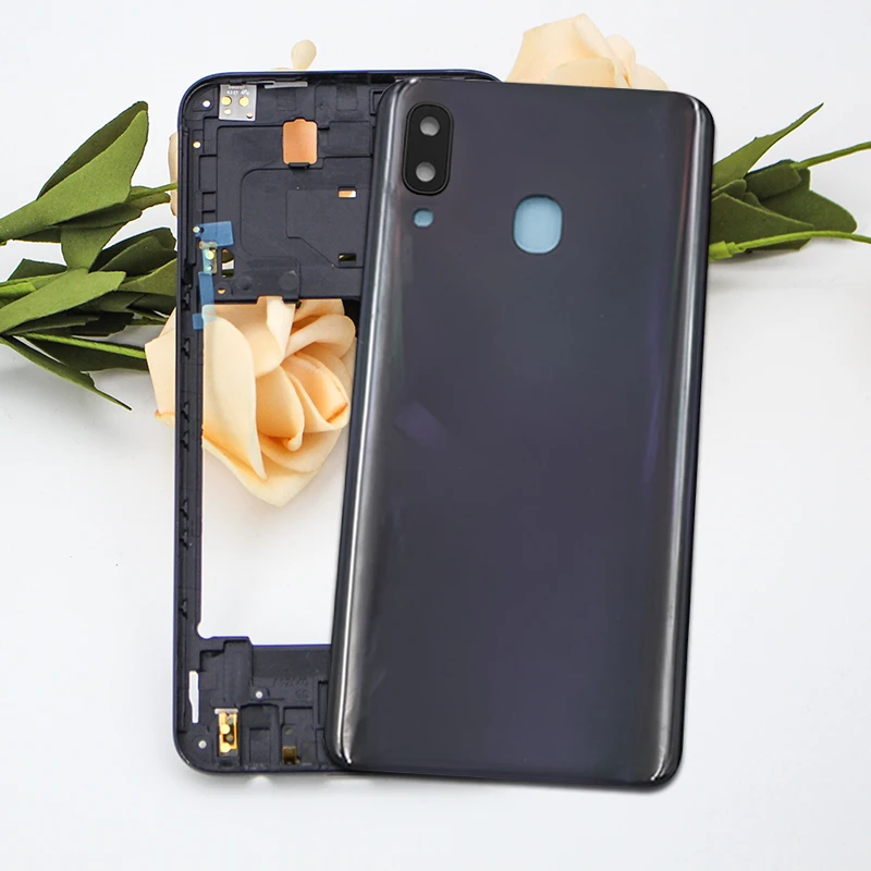 Клейкая задняя крышка батарейного отсека для Samsung Galaxy A40 A405 A405F A405FN