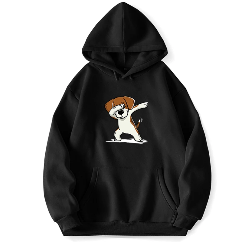 

Swag Dab Dance Dabbing Hip Hop Dog Hooded Hoodies Sweatshirts Men Pullover Jumpers Hoodie Trapstar Pocket Autumn Sweatshirt