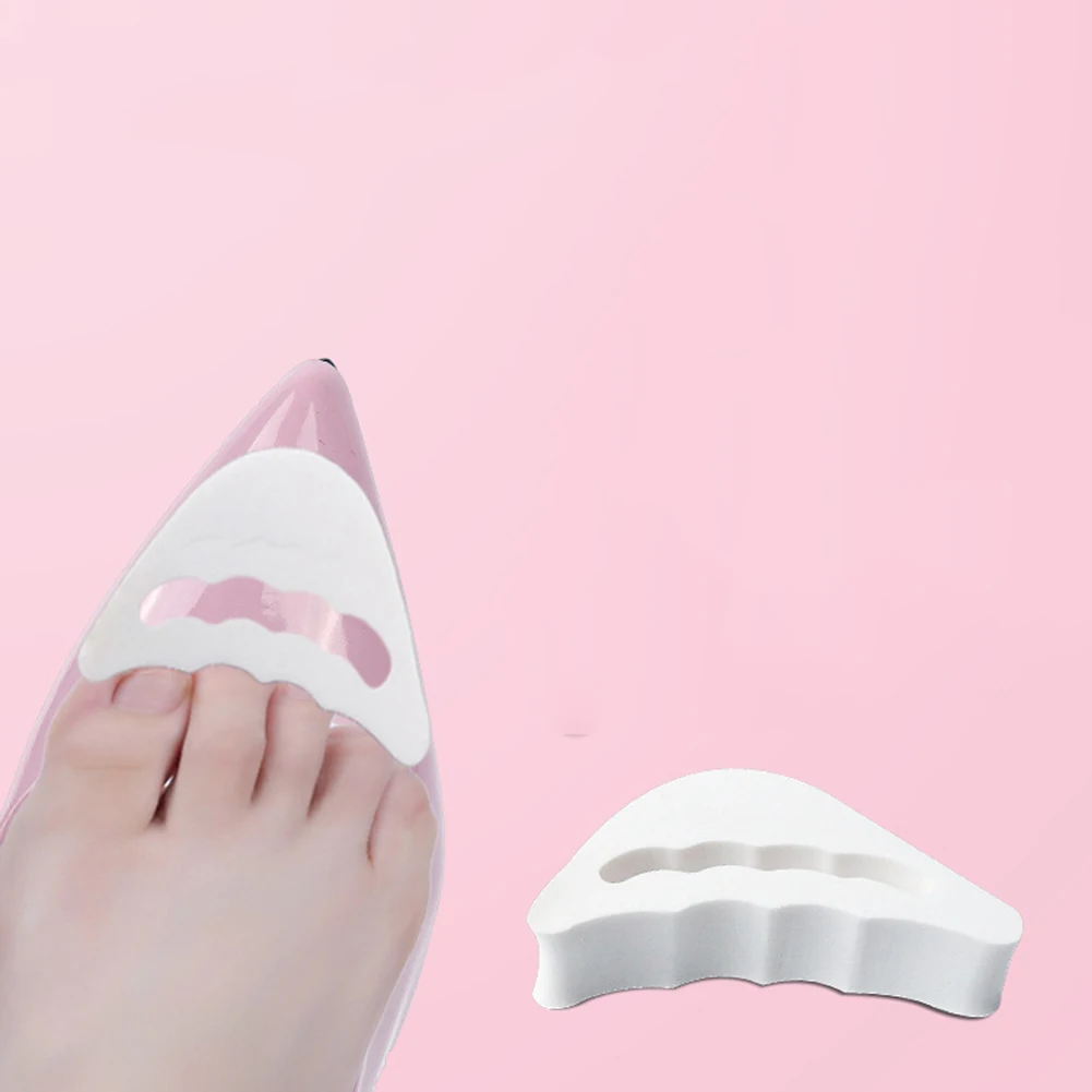 

1Pair Sponge Forefoot Insert Toe Plug Half Forefoot Cushion Anti-pain Big Shoes Toe Front Long Top Filler Shoes Adjustment