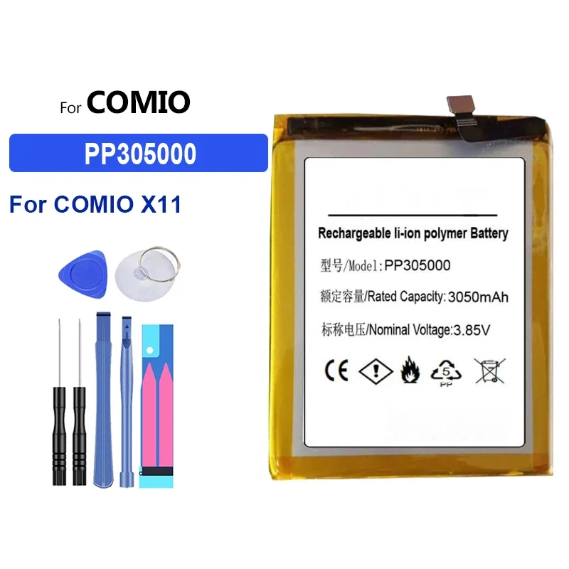 Аккумулятор для мобильного телефона ПП 305000 3050 мАч COMIO X11
