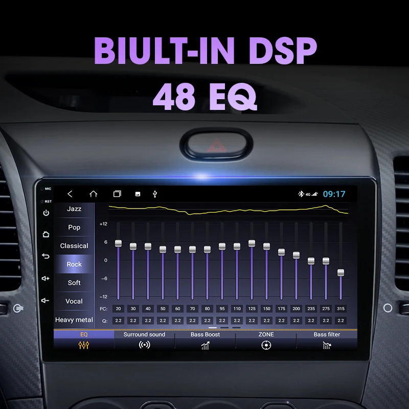 vtopek 9 4gwifi 2din android 10 car radio multimedia video player navigation gps for kia k3 cerato forte 2013 2017 3 yd tuner free global shipping